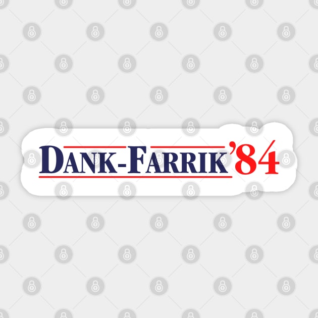 Vote Dank Farrik for Mandalore Sticker by coyoteandroadrunner